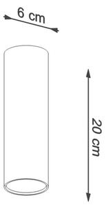 Sollux SL.0997 - Bodové svítidlo LAGOS 1xGU10/10W/230V 20 cm bílá
