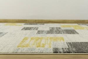 Makro Abra Moderní kusový koberec EMILY 2329A béžový / žlutý / šedý Rozměr: 200x290 cm