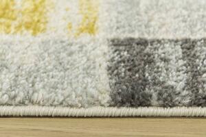 Makro Abra Moderní kusový koberec EMILY 2329A béžový / žlutý / šedý Rozměr: 200x290 cm