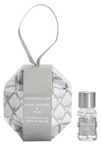 Vonný olej Bílý kašmír a hruška 15ml v dárkové krabičce - Stoneglow Candles