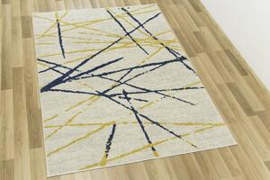 Makro Abra Moderní kusový koberec EMILY 2355A béžový / žlutý / modrý Rozměr: 140x190 cm