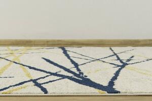 Makro Abra Moderní kusový koberec EMILY 2355A béžový / žlutý / modrý Rozměr: 140x190 cm