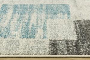 Makro Abra Moderní kusový koberec EMILY 2340A béžový / modrý / šedý Rozměr: 140x190 cm
