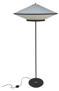 Stojací Lampa Forestier, Cymbal, Modrá, Obývací pokoj, Tkanina / Textil, Design