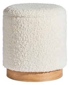 TABURET, textil, kompozitní dřevo, 38/42/38 cm MID.YOU - Taburety, Online Only