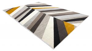 Makro Abra Kusový koberec LISBOA 27237655 šedý / žlutý Rozměr: 80x150 cm