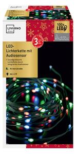 Livarno Home LED světelný řetěz se zvukovým senzorem (zelená) (100397613001)