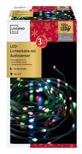 Livarno Home LED světelný řetěz se zvukovým senzorem (zelená) (100397613001)