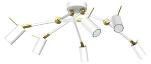 Bodové svítidlo IRIS 6xGU10/MR11/40W/230V bílá/zlatá