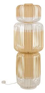 Stojací Lampa Forestier, Bamboo, Bílá, Obývací pokoj, Bambus, Design