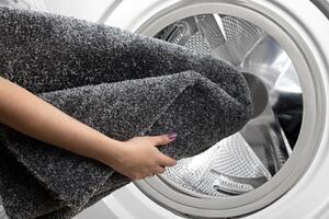 Makro Abra Kusový koberec vhodný k praní v pračce ILDO 71181070 antracit / šedý Rozměr: 60x115 cm