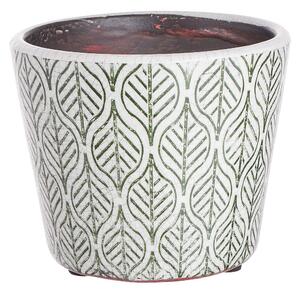 EVERGREEN Květináč listy 14 cm - zelená