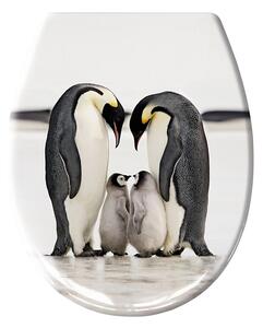 Kleine Wolke WC sedátko Pinguin, bílá/černá