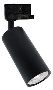 Bodové svítidlo do lištového systému MICA 1xGU10/25W/230V 3-fázové černá