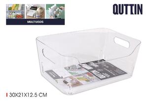 QUTTIN S - Estetický a praktický organizér, transparentní QUTTIN - 22,5x16x9,5cm (3l)