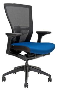 Kancelářská židle na kolečkách Office Pro MERENS BP – s područkami a bez opěrky hlavy Modrá BI 204