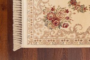 Klasický kusový koberec Ragotex Beluchi 88106 6262 Květiny béžový Rozměr: 65x110 cm