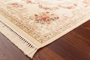Klasický kusový koberec Ragotex Beluchi 88106 6262 Květiny béžový Rozměr: 65x110 cm