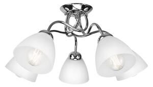 Přisazený lustr MIRANDA 5xE27/60W/230V lesklý chrom