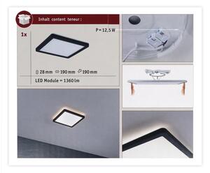 Paulmann 71000 - LED/11,2W Přisazený panel ATRIA 230V 3000K černá