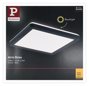Paulmann 71000 - LED/11,2W Přisazený panel ATRIA 230V 3000K černá