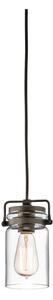 Elstead KL-BRINLEY-MP-OZ - Lustr na lanku BRINLEY 1xE27/60W/230V antracit