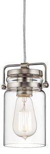 Elstead KL-BRINLEY-MP-NI - Lustr na lanku BRINLEY 1xE27/60W/230V matný chrom