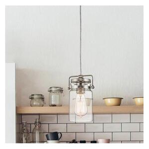 Elstead KL-BRINLEY-MP-NI - Lustr na lanku BRINLEY 1xE27/60W/230V matný chrom