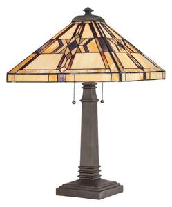 Elstead QZ-FINTON-TL - Stolní lampa FINTON 2xE27/60W/230V