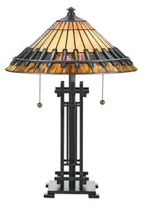 Elstead QZ-CHASTAIN-TL - Stolní lampa CHASTAIN 2xE27/60W/230V