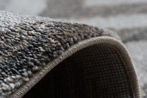 Makro Abra Kusový koberec SOFT 6024 ROMBY krémový / béžový / hnědý Rozměr: 80x150 cm