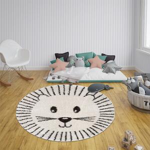 Zala Living - Hanse Home koberce Dětský kusový koberec Vini 105144 Cream Black kruh - 160x160 (průměr) kruh cm