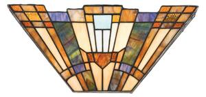 Elstead QZ-INGLENOOK-WU - Nástěnné svítidlo Tiffany INGLENOOK 2xE14/60W/230V