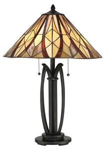 Elstead QZ-VICTORY-TL - Stolní lampa Tiffany VICTORY 2xE27/60W/230V