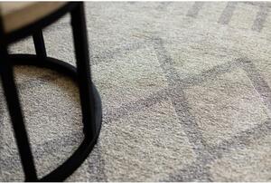 Makro Abra Kusový koberec SOFT 8034 ETNO krémový / světle šedý Rozměr: 120x170 cm