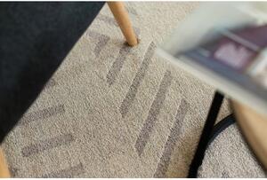 Makro Abra Kusový koberec SOFT 8034 ETNO krémový / světle šedý Rozměr: 120x170 cm