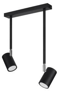 Sollux SL.1075 - Lustr na tyči NORANO 2xGU10/40W/230V černá
