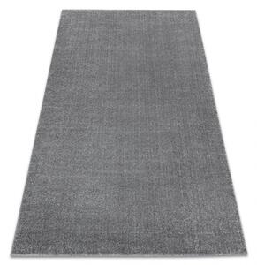 Makro Abra Kusový koberec SOFT 2485 Jednobarevný šedý Rozměr: 80x150 cm