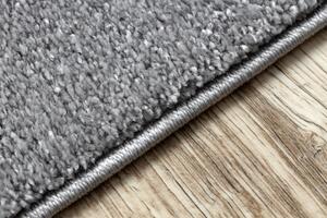 Makro Abra Kusový koberec SOFT 2485 Jednobarevný šedý Rozměr: 80x150 cm