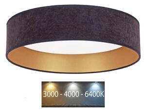 Brilagi - LED Stropní svítidlo VELVET LED/24W/230V 3000/4000/6400K šedá/zlatá
