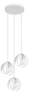 Sollux SL.1084 - Lustr na lanku TULOS 3xE27/60W/230V bílá