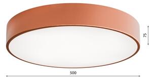 Stropní svítidlo se senzorem CLEO 4xE27/24W/230V pr. 50 cm měděná