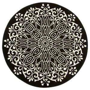 Balta Kulatý koberec LUNA 503788/50944 černý Rozměr: průměr 140 cm