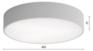 Stropní svítidlo se senzorem CLEO 3xE27/24W/230V pr. 40 cm šedá