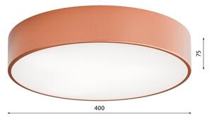 Venkovní stropní svítidlo se senzorem CLEO 3xE27/24W/230V pr. 40 cm měděná IP54