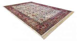 Makro Abra Klasický kusový koberec WINDSOR 22993 slonová kost červený Rozměr: 60x100 cm