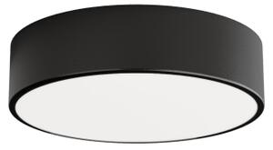 Koupelnové stropní svítidlo se senzorem CLEO 2xE27/24W/230V pr. 30 cm černá IP54