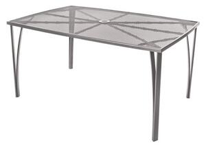 Stůl zahradní ocelový 150 x 90 cm
