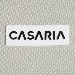Casaria Skládací opalovací lehátko krémové 107059
