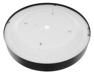 Stropní svítidlo se senzorem CLEO 4xE27/24W/230V pr. 50 cm černá